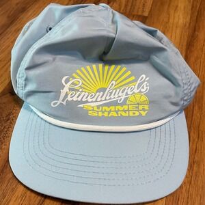 Leinenkugel's Summer Shandy Hat Mens OSFM Ripstop Rope Snapback Blue Brist MFG